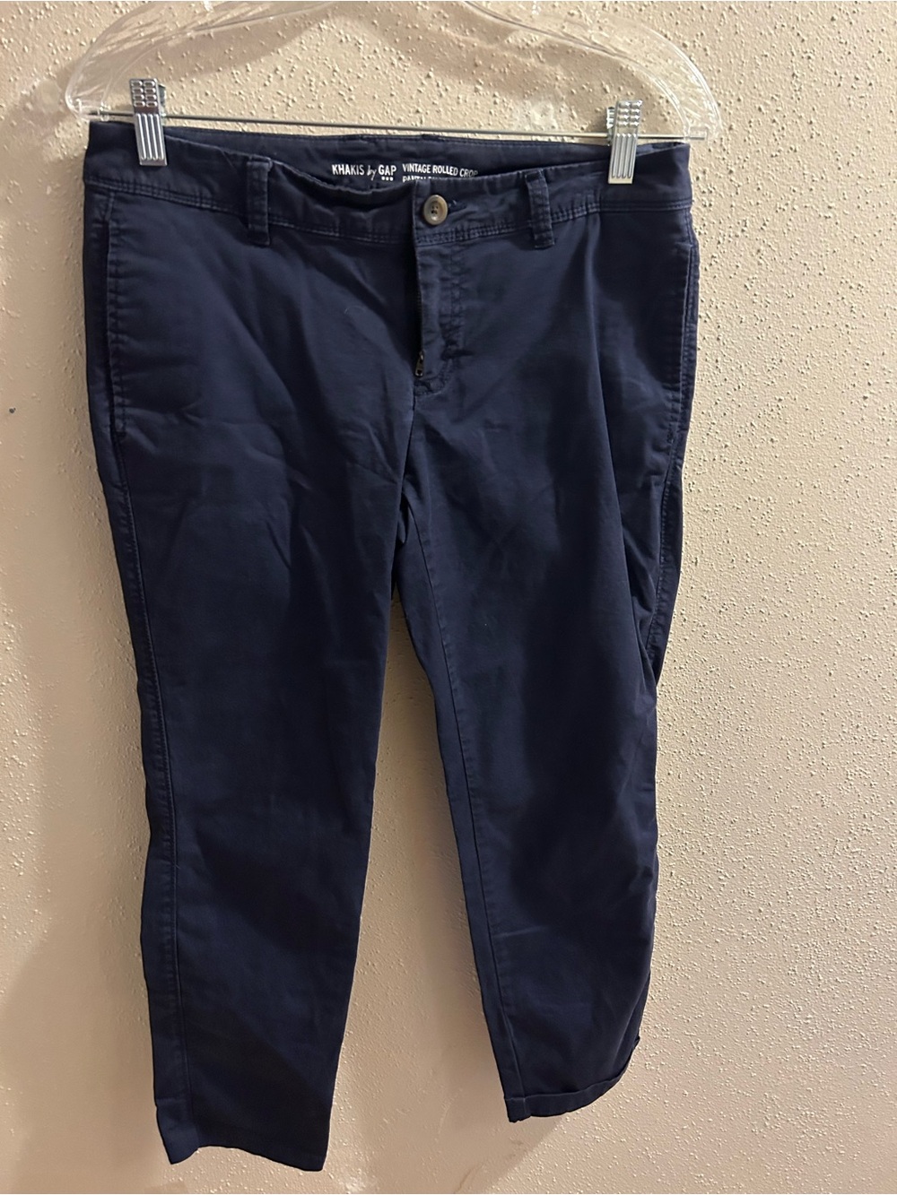 GAP Woman’s Navy Khaki Chino Pants size 4